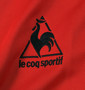 LE COQ SPORTIF ハーフジップシャツ(半袖) レッド: