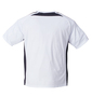 adidas カラー切替半袖Tシャツ ホワイト: バックスタイル