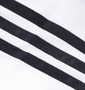 adidas 長袖Tシャツ ホワイト: 袖スリーストライプ