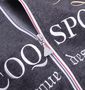 LE COQ SPORTIF パーカースウェットジャケット チャコール杢: