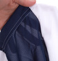 DESCENTE ドライトランスファー長袖Tシャツ ホワイト: 透け感