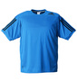adidas 半袖Tシャツ ブルー:
