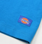 DICKIES 半袖Tシャツ ターコイズ: フロント左裾ネーム