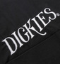 DICKIES フルオープン半袖ポロシャツ ブラック: 胸刺繍