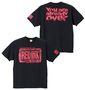 新日本プロレス オカダ選手RED INK柄半袖Tシャツ ブラック: