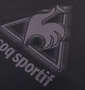 LE COQ SPORTIF 半袖Tシャツ ブラック: フロントプリント
