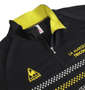 LE COQ SPORTIF ハーフジップ半袖シャツ ブラック: