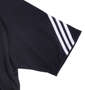 adidas 半袖Tシャツ ブラック: 袖口拡大