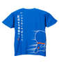 ドラえもん 半袖Tシャツ ブルー: バックスタイル