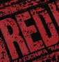 新日本プロレス オカダ選手RED INKフルジップパーカー ブラック: フロントプリント拡大
