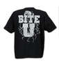 新日本プロレス 石井選手レスリングピットブル半袖Tシャツ ブラック: バックスタイル