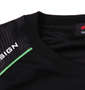 lotto DRYメッシュ半袖Tシャツ ブラック: 首周り