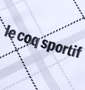 LE COQ SPORTIF サンスクリーン半袖ポロシャツ ホワイト: プリント拡大