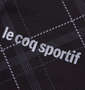 LE COQ SPORTIF サンスクリーン半袖ポロシャツ ブラック: プリント拡大