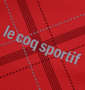 LE COQ SPORTIF サンスクリーン半袖ポロシャツ スカーレット: プリント拡大