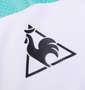 LE COQ SPORTIF サンスクリーン半袖Tシャツ ホワイト×ブラック: プリント拡大