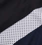 LE COQ SPORTIF サンスクリーン半袖Tシャツ ネイビー×ブラック: 生地拡大