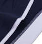 LE COQ SPORTIF サンスクリーン半袖Tシャツ ネイビー×ブラック: 裾フェイクレイヤード