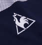 LE COQ SPORTIF サンスクリーン半袖Tシャツ ネイビー×ブラック: プリント拡大