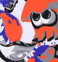 Splatoon 半袖Tシャツ ホワイト: プリント拡大