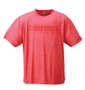 Marmot ヘザーマーモットロゴ半袖Tシャツ スカーレット: