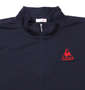 LE COQ SPORTIF ハーフジップ半袖シャツ ネイビー: