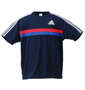 adidas 半袖Tシャツ ネイビー