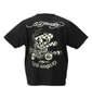 Ed Hardy 半袖Tシャツ ブラック×ベージュ: バックスタイル
