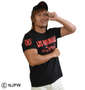 新日本プロレス ロス・インゴベルナブレス・デ・ハポン半袖Tシャツ ブラック×レッド: