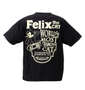 FELIX THE CAT 半袖Tシャツ ブラック: