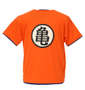 DRAGONBALL 悟空・亀マークなりきり半袖Tシャツ オレンジ: バックスタイル