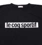 LE COQ SPORTIF サンスクリーン半袖Tシャツ ブラック: