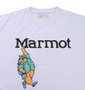 Marmot マーヴィンマーモット半袖Tシャツ ホワイト: