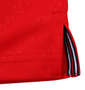FILA GOLF 半袖シャツ+インナーセット レッド×ネイビー: 裾サイドスリット