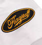 FLAGSTAFF×PEANUTS スヌーピーコラボ半袖Tシャツ ホワイト: 袖刺繡
