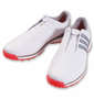 adidas golf ゴルフシューズ(ツアー360XT-SLボア2) ホワイト×シルバーメタリック×スカーレッド:
