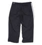 adidas 3ST WVウーブントラックパンツ ブラック×ホワイト: バックスタイル
