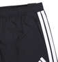 adidas 3ST WVウーブントラックパンツ ブラック×ホワイト: サイドポケット