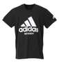 adidas Rugby Logo半袖Tシャツ ブラック: