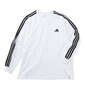 adidas ESS+3S長袖Tシャツ ホワイト:
