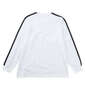 adidas ESS+3S長袖Tシャツ ホワイト: バックスタイル