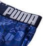 PUMA 2P RENUポリベアイラストロゴAOPボクサーパンツ ブルー×ブラック: