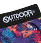 OUTDOOR PRODUCTS ポリエステルベア天アロハ柄ボクサーパンツ ネイビーアロハ: ウエストゴム