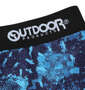 OUTDOOR PRODUCTS ポリエステルベア天スプラッシュジオメトリー柄ボクサーパンツ ネイビー: ウエストゴム
