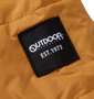 OUTDOOR PRODUCTS 240Tフルダルタフタ中綿キルトジャケット オレンジ: 袖ワッペン