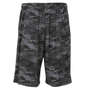 OUTDOOR PRODUCTS DRYメッシュカモフラ柄ハーフパンツ ブラック系: バックスタイル