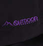 OUTDOOR PRODUCTS 水陸両用ナイロンイージーハーフパンツ ブラック: 左裾刺繍