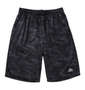OUTDOOR PRODUCTS DRYメッシュカモフラ柄ハーフパンツ ブラック