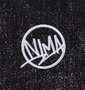 nima スノーボードパンツ ブラックデニムプリント: フロント刺繍