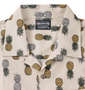 OUTDOOR PRODUCTS ブロードプリント半袖オープンカラーシャツ ベージュ: